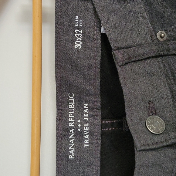 NWT Men / Boys Banana Republic Slim Travel Jean 30×32 - Picture 5 of 17